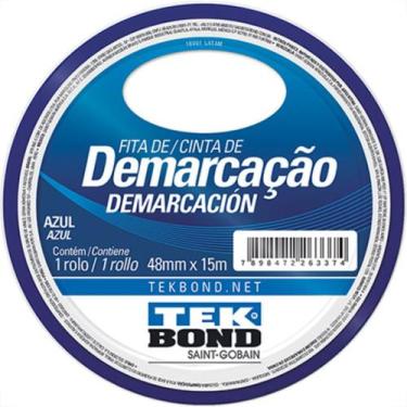 Imagem de Tek Fita Demarcao Solo  48Mmx15M-Azul - TEK BOND