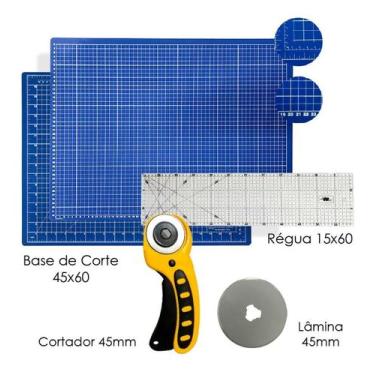 Imagem de Base De Corte Apoio Para Mesa A2 60x45 Cortador Circular 45mm + 1 Lami