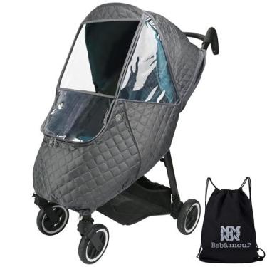 Imagem de Capa de chuva para carrinho de criança Bebamour Universal Waterproof D
