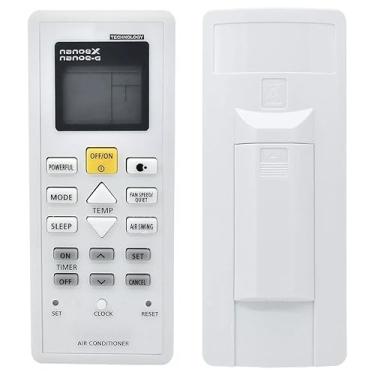 Imagem de XINFUTE Novo ajuste para controle remoto Panasonic Inverter Air Conditioner Nanoe-G Nanoe-X A75C07360
