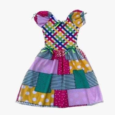Imagem de Vestido Junino de Retalho para Crianças  Charme e Alegria - Bravo Fant