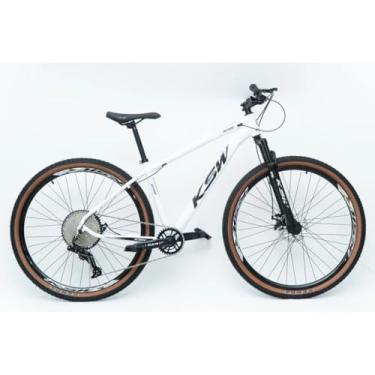 Imagem de Bicicleta Aro 29 KSW MTB 12 Vel Quadro em Alumínio Freio a Disco Câmbio de Alta Precisão (Branco, 15)