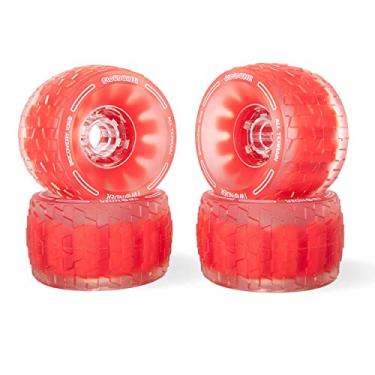 Imagem de IWONDER Cloud Wheel Rodas de skate elétrico Discovery 105 mm Patenteadas Núcleo de Espuma de Amortecimento Todo Terreno Off Road 78A Translúcido Uretano Longboard Rodas (não Aplicável ao Motor de Cubo