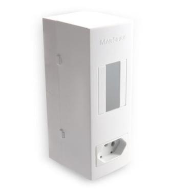 Imagem de Caixa Externa Slim p/ Disjuntor Bipolar + Tomada 20A MG - MarGirius, 1