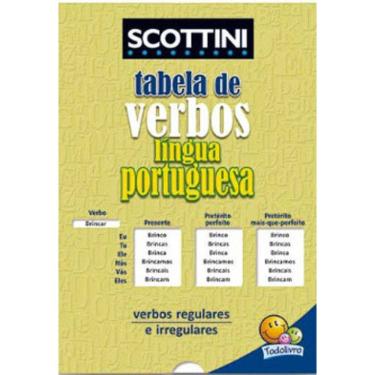 Imagem de Scottini Tabela De Verbos Da Língua Portuguesa (Luva)