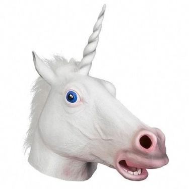 Imagem de Mascara Emborrachada Latex Unicórnio Cosplay