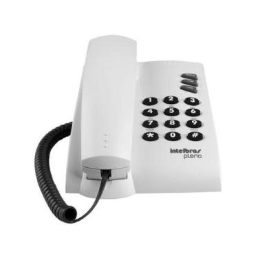 Imagem de Telefone com Fio Intelbras - Pleno, Cinza