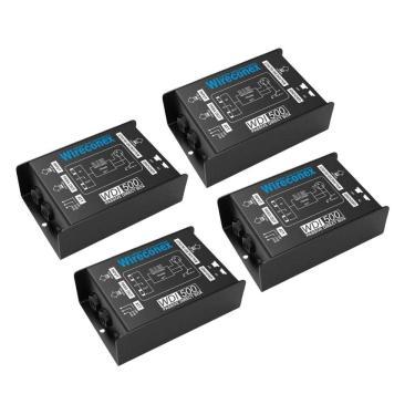 Imagem de Kit 4 Direct Box Passivo Wireconex WDI 500 Casador de impedância