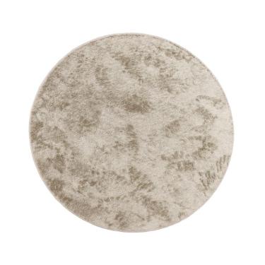 Imagem de Tapete Tufting Foffo Redondo Poliéster (190x190) Bege