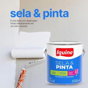 Imagem de Tinta Acrílica Standard Sela & Pinta 3,6l Dupla Ação - Iquine