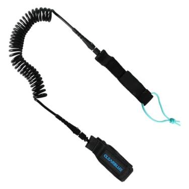 Imagem de menolana Surfboard colarreh strape straping surf straping premium tornozelo profissional colheira enrolada treliça de corda de lases para longboard