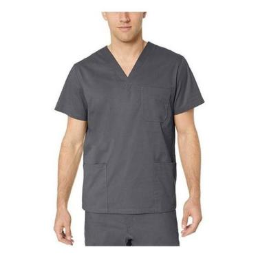 Imagem de Não Amassa Pijama Cirúrgico Masculino Oxford Conjunto - Dona Moça, Cin