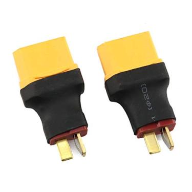 Imagem de E-outstanding Pacote com 2 adaptadores de conector fêmea XT90 para macho T-Plug Deans sem fio RC Drone Connector Acessórios de bateria Peças RC