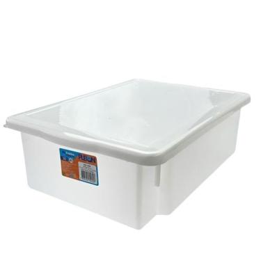 Imagem de CAIXA ORGANIZADORA 10L 28,5x12,5x40,5 BIOPRATIKA TAMPA 0430 - PLEION
