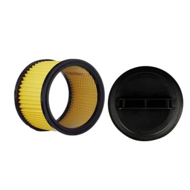 Imagem de 1 PACOTE Amigriki amarelo A32RF03N cartucho de substituição HEPA filtro de vácuo compatível com PWV201 RYO BI 18V Wet/Dry ONE + filtro de vácuo de 4,75 litros com acessório de tampa