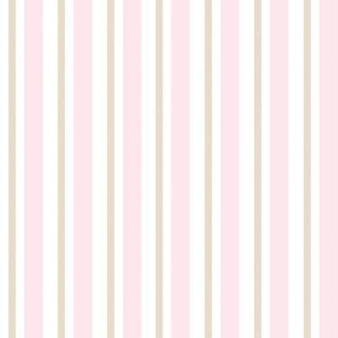 Imagem de Papel De Parede Listrado Tons Rosa E Branco Infantil Adesivo