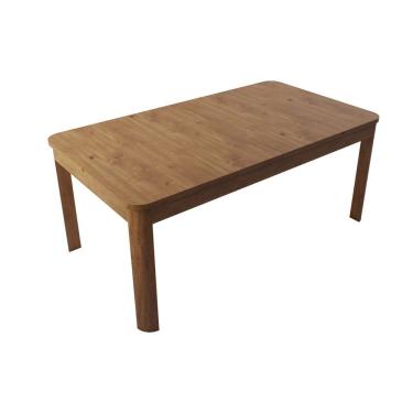 Imagem de Mesa De Jantar 8 Lugares Extensível 180 A 220cm Madeira Maciça Zuzu Artemobili Garapa