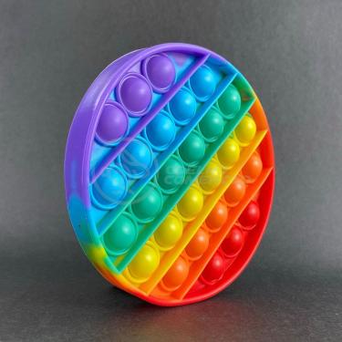 Imagem de Pop It Circular Sensorial Arco íris Colorido
