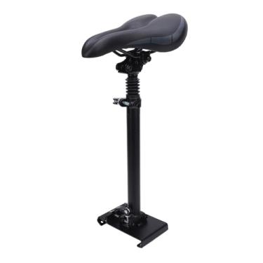 Imagem de Selim do Assento Dobrável Em Liga de Alumínio Com Altura Ajustável Sem Perfuração Fácil de Instalar Substituição do Selim do Assento Com Absorção de Choque para Scooter M365 1S