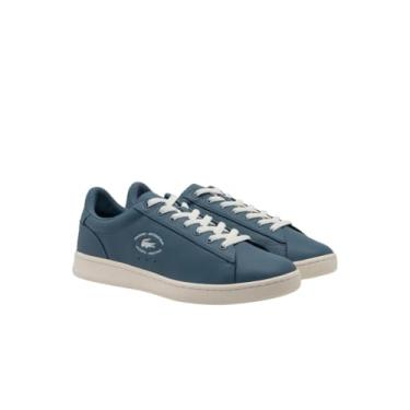Imagem de Lacoste Tênis masculino Carnaby Set, Azul e branco, 39