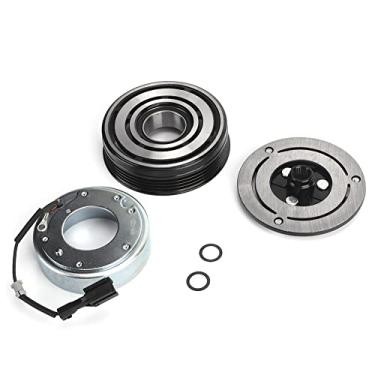 Imagem de Polia bobina embreagem GRCFUMO, kit de reparo de embreagem de compressor de aço inoxidável, kit de reparo de embreagem do compressor AC para fora do outback 4 cyl 2.5l e 6 cyl