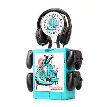 Imagem de Numskull Offizieller Fortnite Gaming-Schrank Controller-Halter & Headset-Ständer para PS5, Xbox Series X|S und Nintendo Switch