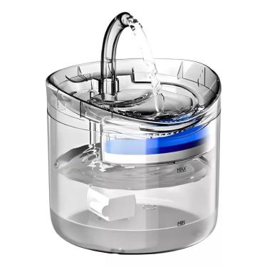 Imagem de Bebedouro Fonte De Agua Para Cães Gatos Com Dupla Filtragem Pet