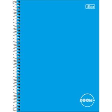 Imagem de Tilibra - Caderno Espiral Capa Dura Universitário 1 Matéria Zoom+ Azul 96 Folhas