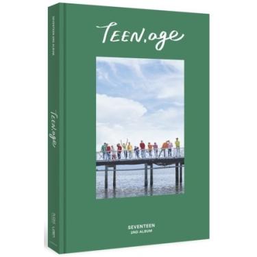 Imagem de SEVENTEEN 2nd Album TEEN, AGE Green ver. CD+120p PhotoBook+Lyrics Paper+PhotoCard+Portrait Desktop Stand+Folding Poster (ON PACK)+Name Sticker Sealed