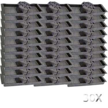 Imagem de Kit 30 Caixa Luz Suporte Para Laje Octogonal 30Cm Tuboline