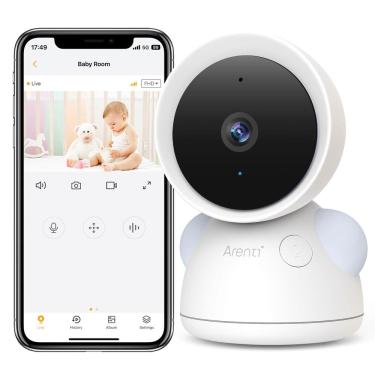 Imagem de Monitor de bebê ARENTI D3 3MP WiFi 6 Aplicativo para smartphone Visão noturna