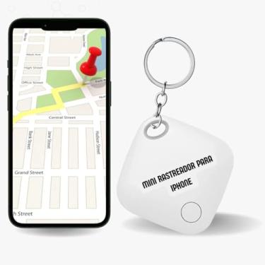 Imagem de Rastreador Bluetooth Smart Tag – Compatível com App Buscar (Find My), Alarme Sonoro, Localização Global via GPS, Sensor de Movimento, Bateria Substituível - Ideal para Pets, Mochilas, Chaves, Idosos