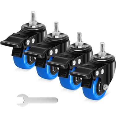 Imagem de Stem Caster Wheels Humagineer de 5 cm Heavy Duty com fechadura dupla