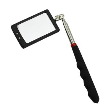 Imagem de JicSuXi Espelho de inspeção automotiva com iluminação LED telescópica flexível e antiderrapante, ferramenta de reparo automotivo para uso industrial