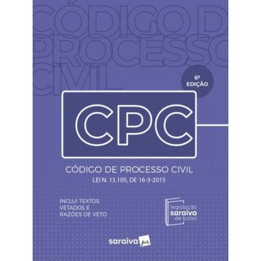 Imagem de Código De Processo Civil Mini - Legislação Saraiva De Bolso - 6 Edição 2024