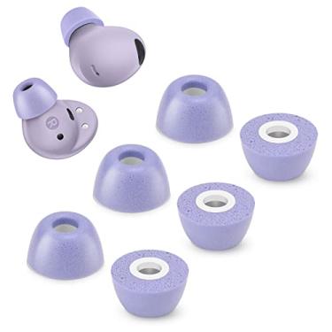 Imagem de Tang Town Pontas De Espuma Viscoelástica Para Samsung Galaxy Buds 2 Pro, Silicone Sem Dor, Reposição Antiderrapantes, Encaixe No Estojo Carregamento, Fones Ouvido Com Redução Ruído, 3 Pares (Médio,