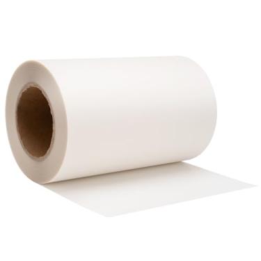 Imagem de Rolo de filme de transferência A4 DTF 21 cm x 100 m, papel de transferência de calor PET pré-tratamento fosco fosco dupla face, peeling frio e quente, direto para filme para camisetas têxteis