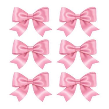 Imagem de Adesivo de Parede Infantil Laço Rosa Quarto Menina - 119ir - Allodi