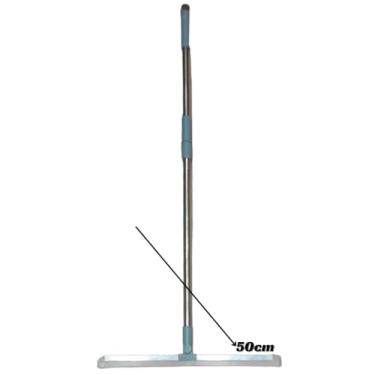 Imagem de Rodo De Silicone Limpador de Vidro Piso Com Gancho Secos e Molhados Uso Duplo (Rodo-50cm)