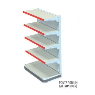 Imagem de Gôndola Ponta Polar 1,70m Branca Com Podium 30.40