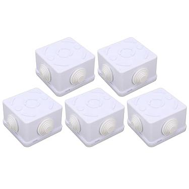 Imagem de Acouto Caixa de Cabo IP55 de 5pcs Com Plugue de Borracha, Junção de Arame para Câmeras CCTV e IP