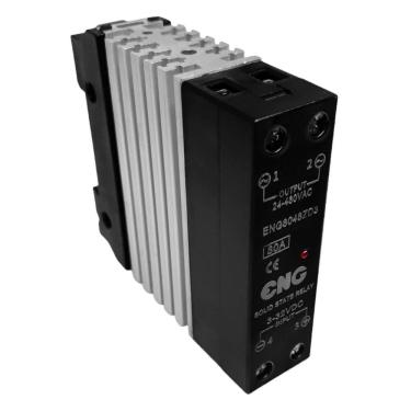 Imagem de Rele Estado Sólido 80DA 3-32VDC - Chaveamento Cargas