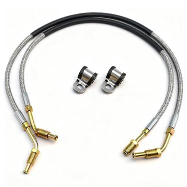 Imagem de Linha de mangueira de freio dianteiro esquerda/direita para Polaris Sportsman Xplorer Big Boss Diesel Magnum Trail Blazer Trail Boss Scrambler Sport Xpedition Worker 500 400 250 300 325 350 425 335