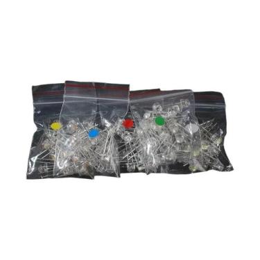 Imagem de 100pcs Diodos LED De 5mm Super Brilhantes, Diodos Emissores De Luz Em 