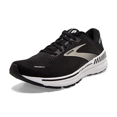 Imagem de Brooks Tênis de corrida feminino Adrenaline GTS 22 Supportive, Preto/prata/antracite, 35