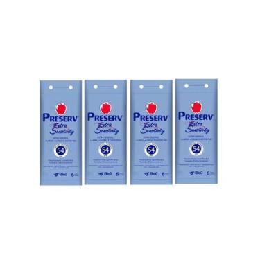 Imagem de Kit 4 Preservativo Preserv Extra Sensitivity 6 Un - Blau