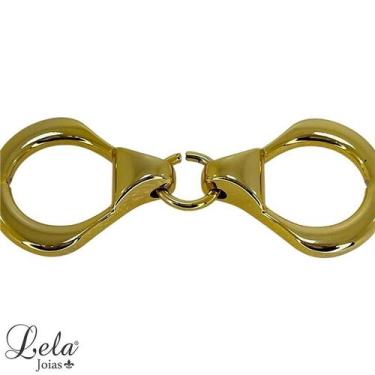 Imagem de Passador de lenço bridão liso em bijuteria - LELA JOIAS