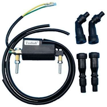 Imagem de Bobina de ignição de substituição Tuzliufi Yamaha Kawasaki Road Star Warrior 1700 XV1700P Banshee YFZ350 350 900 KZ400 KZ440-D KZ650B Z650 KZ650C KZ650D KZ650E KZ650F personalizada SR Z1 Z1P Police D D3 D4 LTD New Z355