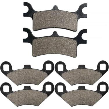 Imagem de Pastilhas de freio dianteiras e traseiras compatíveis com Polaris Sportsman 500/700/800, Scrambler 500, Sportsman 450/600, Magnum 330, Trail Boss 330, Trail -Blazer 250/330