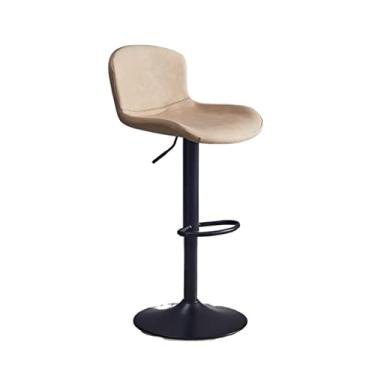 Imagem de GRFIT Cadeira de bar, mesa de bar, caixa e ilha, cadeira de mesa, simples e elegante, banco alto, elevador e giratório, bancos de bar ajustáveis (cor: J)